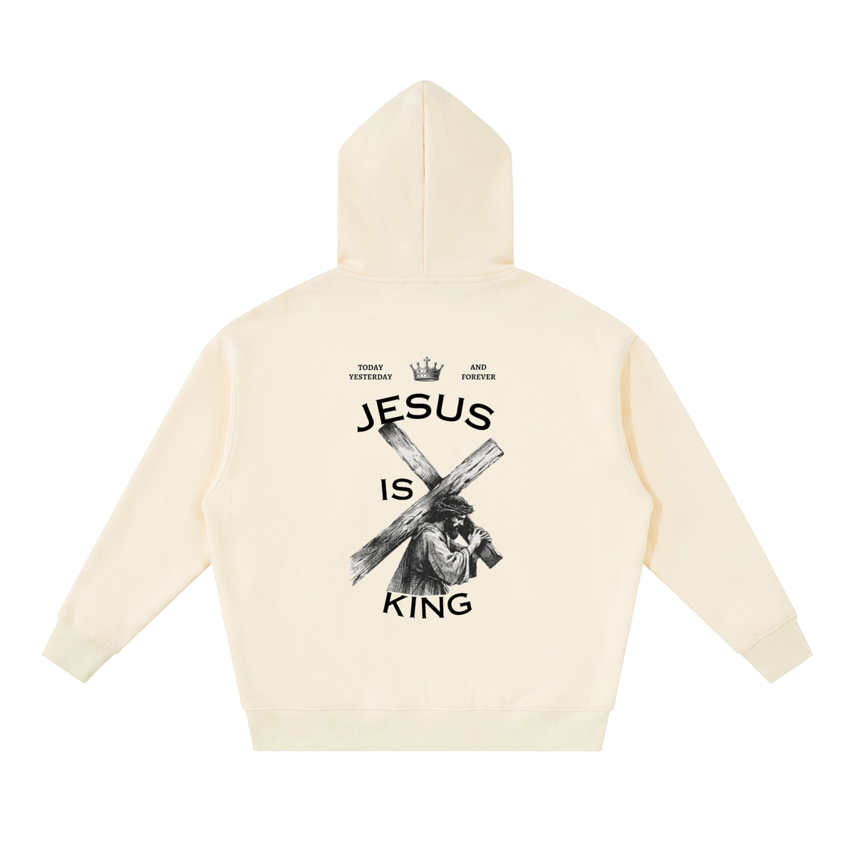 Essential Oversized Fleece Boxy Hoodie