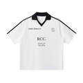Contrast Collar Striped Soccer Jersey