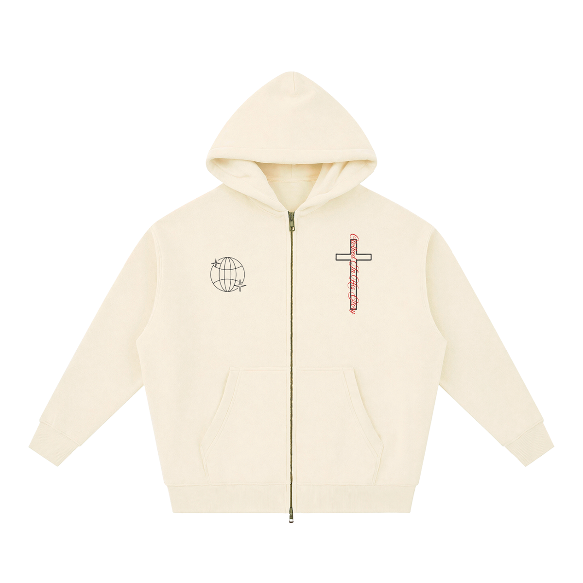 Essential Oversized Fleece Boxy Hoodie