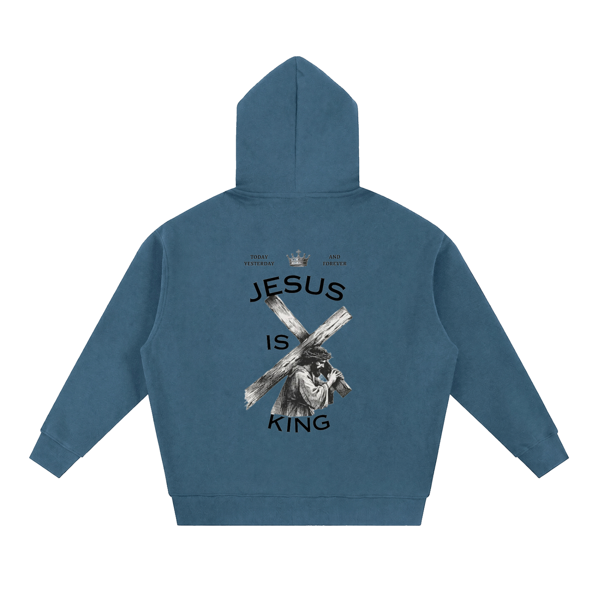 Essential Oversized Fleece Boxy Hoodie