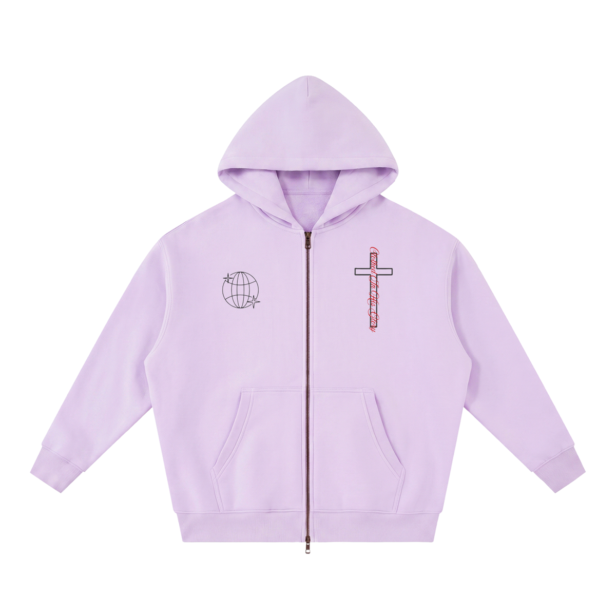 Essential Oversized Fleece Boxy Hoodie